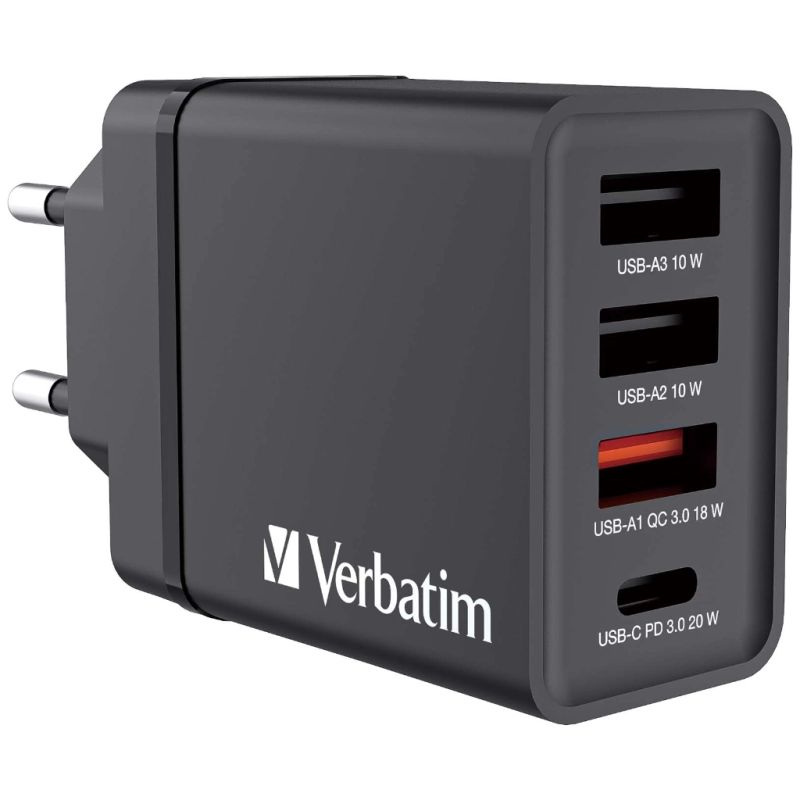 VERB CHARGEUR GAN 30W 4 PORTS USB-A/USB-C