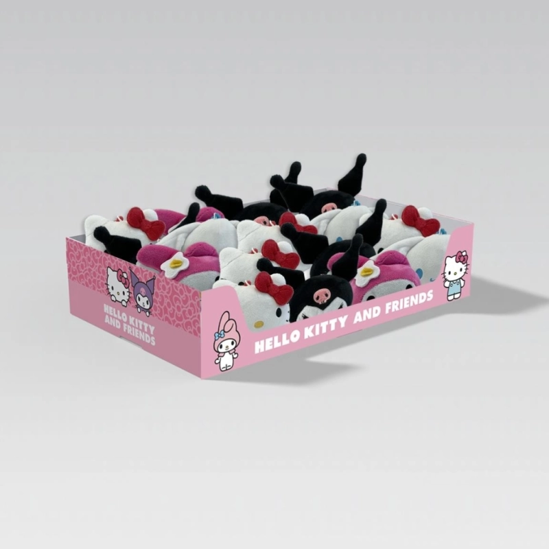 DISPLAY BAG CLIP 16 PIECES HELLO KITTY