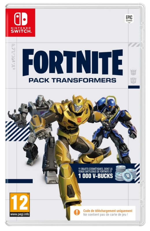 FORTNITE PACK TRANSFORMERS SWI V