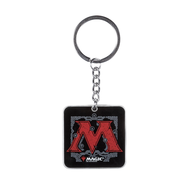 Porte-clés rouge et noir - Magic The Gathering