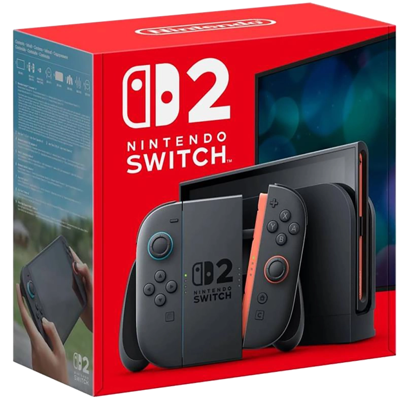 Nintendo Switch 2 portable game console 20.1 cm (7.9") 256 GB Touchscreen Wi-Fi Black