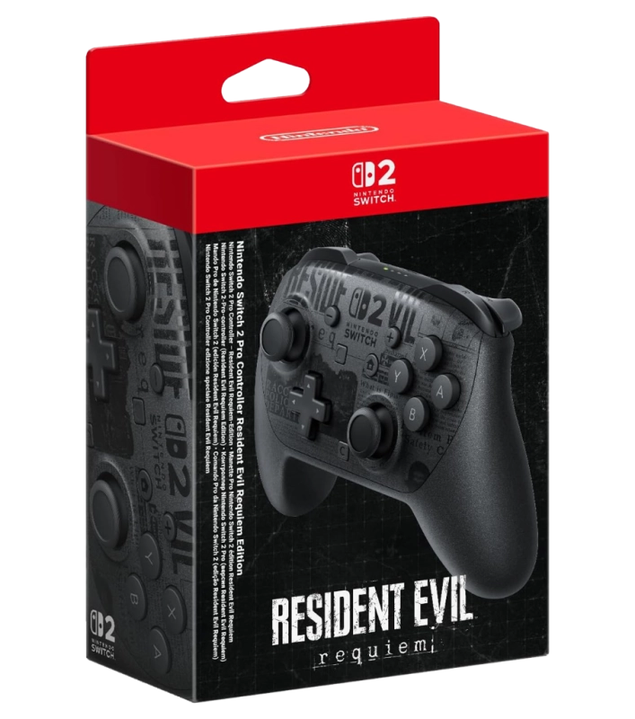 Nintendo Switch 2 Pro Controller - Resident Evil Requiem Edition Black Bluetooth Gamepad Analogue / Digital Nintendo Switch 2