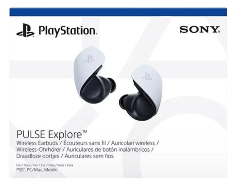 Sony PULSE Explore Headset Wireless In-ear Gaming Bluetooth Black, White