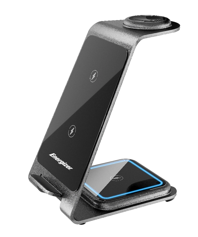 ENERG CHARGING STAND 2IN1 WLESS 15W BLACK