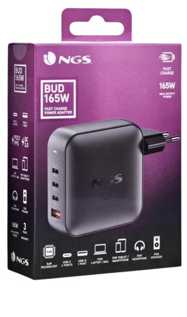 NGS POWER ADAPTATEUR 140W USBC + USBA