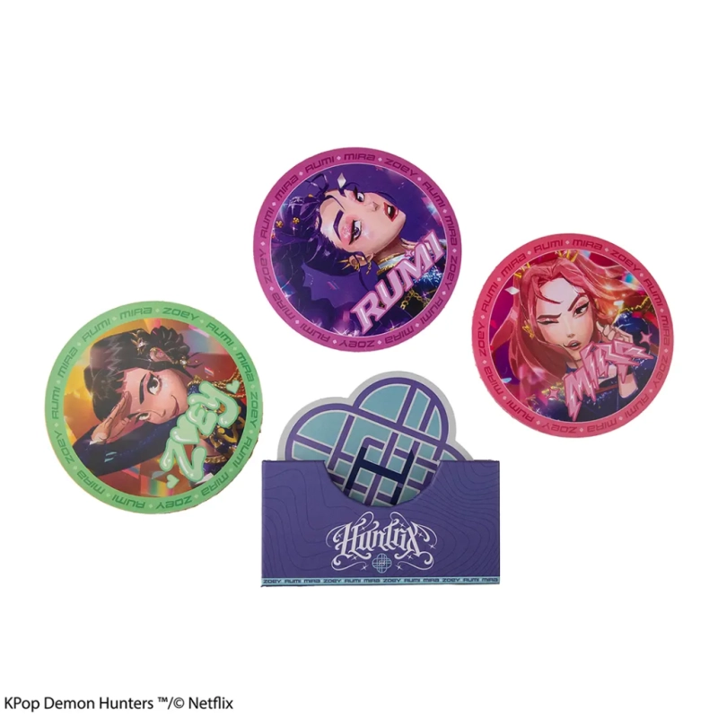 SET 4 SOUS VERRES KPOP DEMON HUNTERS HUNTR X
