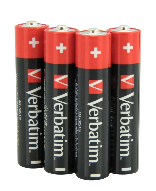 VERB PILES ALCALINES AAA PACK 4