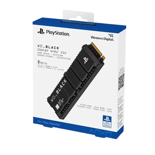 WD BLACK PS5 SSD SN850P 2TB