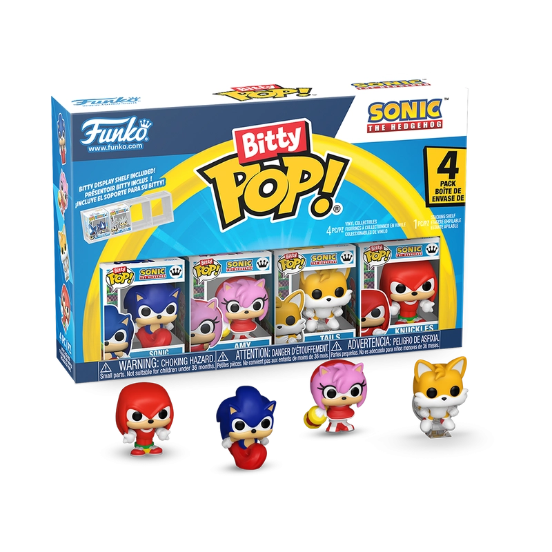 BITTY POP : SONIC - SHADOW 4 PCS