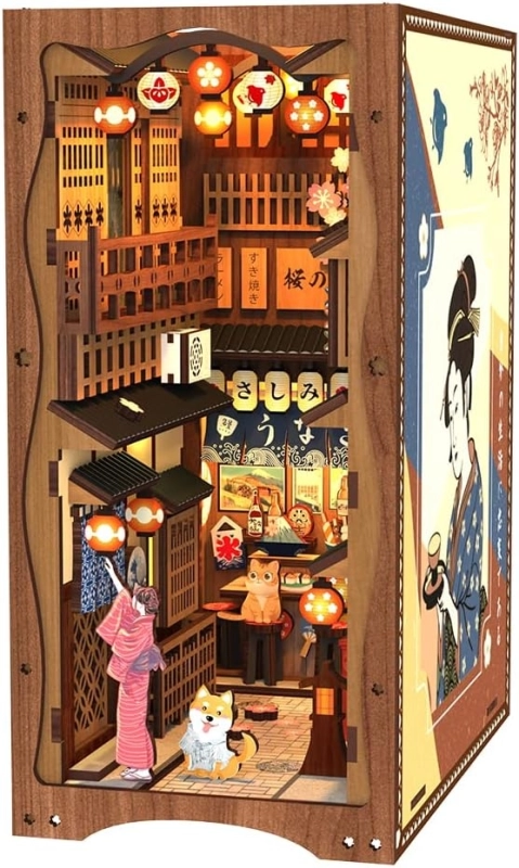 BOOK NOOK - LIBRAIRIE DE WISDOM - DECOR MINIATURE