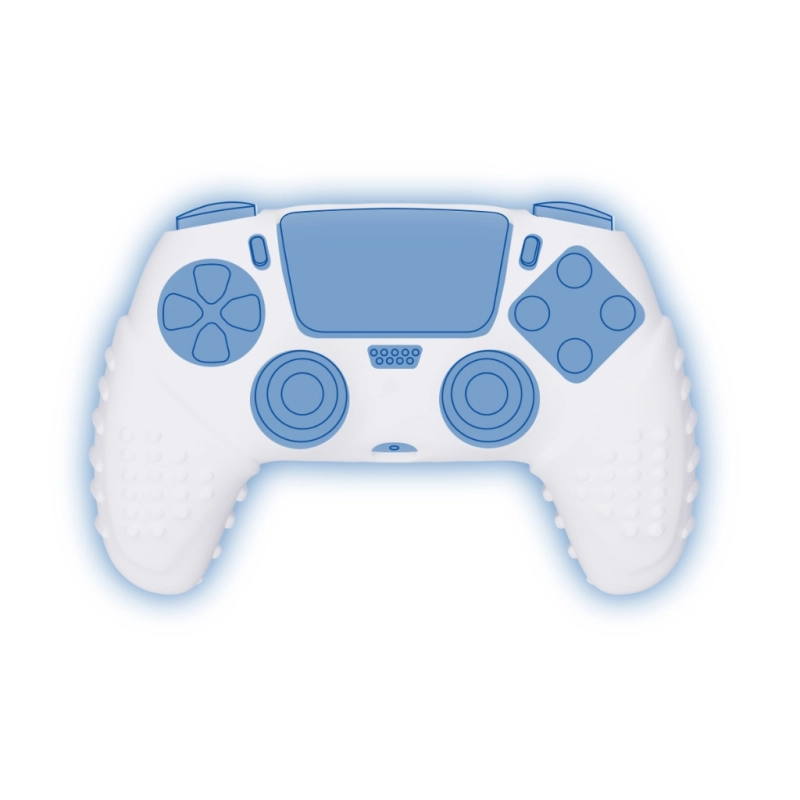 Protection silicone blanche pour manette PS5 - Mythics