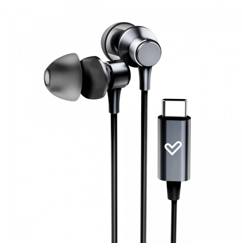 ENER SIST EARPHONE TYPE-C METALLIZED BLACK