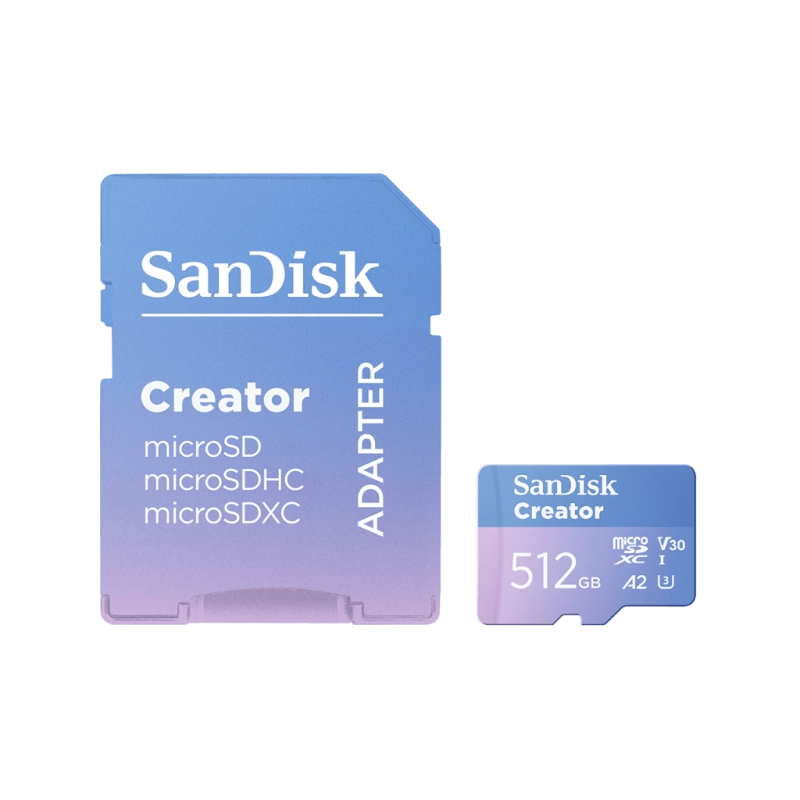 SANDISK MICROSD CREATOR UHS 512GB 190/130MB/S