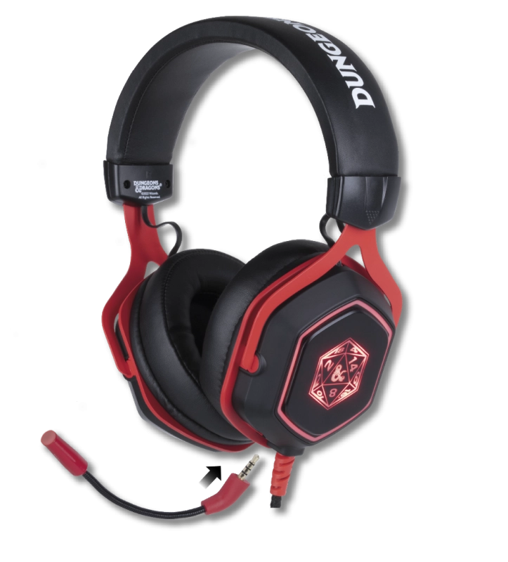 Casque Gaming 7.1 D20 - Dungeons & Dragons