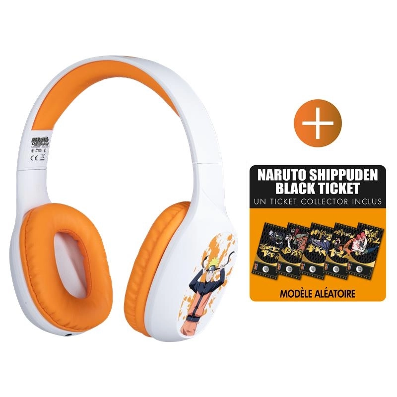 Casque Bluetooth Naruto + Ticket