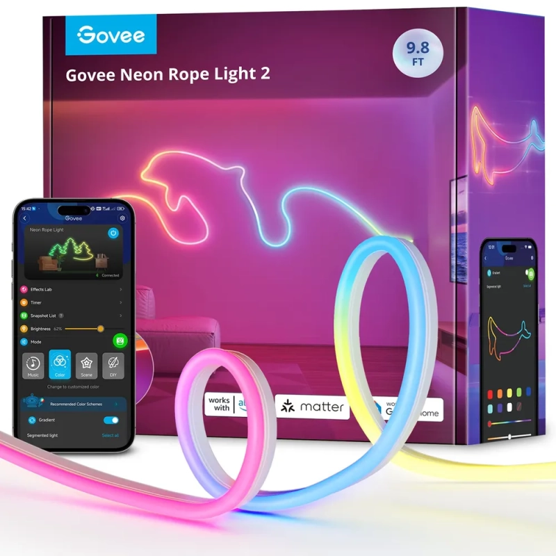 Govee Neon Rope Light 2 Universal strip light Wi-Fi/Bluetooth