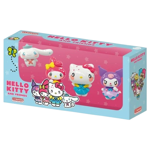 FIGURINES HELLO KITTY - HELLO KITTY (PACK DE 4)