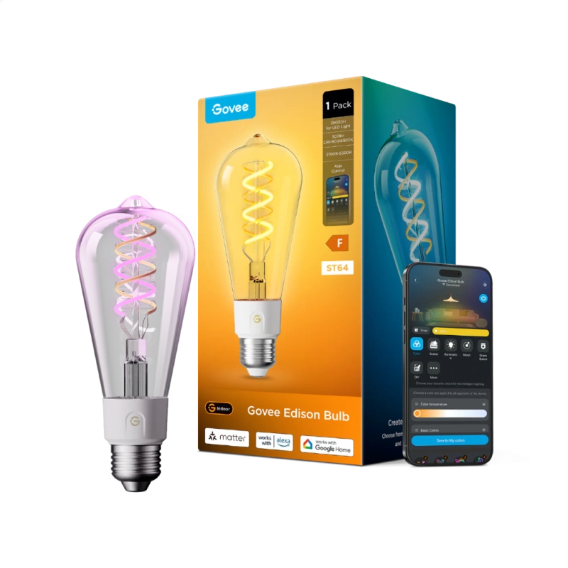 GOVEE SMART EDISON LIGHT BULB E27 G80