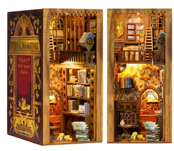 BOOK NOOK - LIBRAIRIE DU HIBOU - DECOR MINIATURE