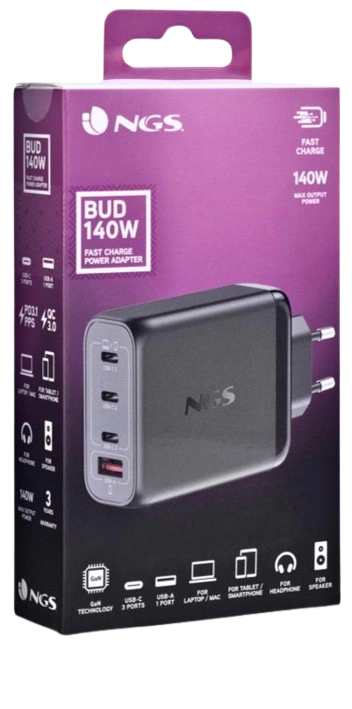 NGS POWER ADAPTATEUR 100 W USBC + USBA