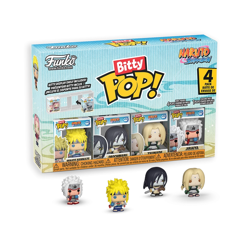 BITTY POP NARUTO - BATTLES (4 PCES)