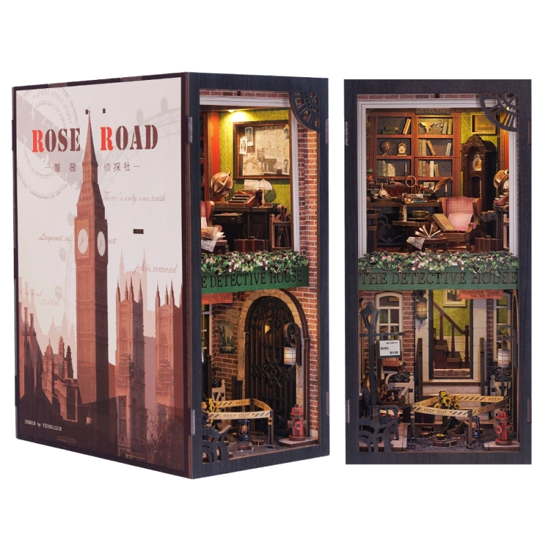 BOOK NOOK - AGENCE DE DÉTECTIVES ROSE - DÉCOR MINIATURE
