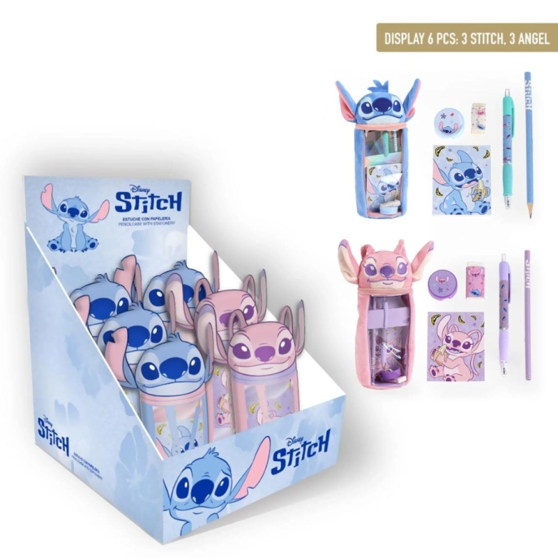 DISPLAY STYLO EN PELUCHE STITCH