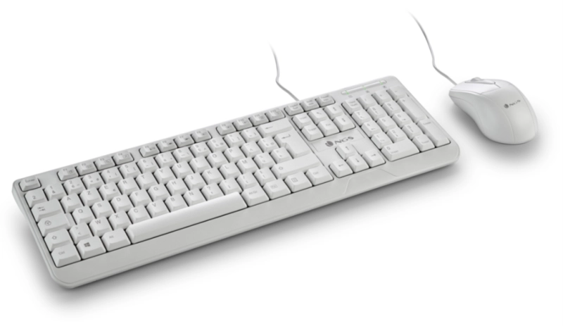 NGS BUNDLE CLAVIER+SOURIS - COCOA KIT WHITE