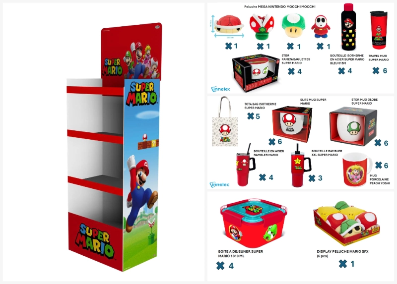 ASSORTIMENT SUPER MARIO 52PCS IMM