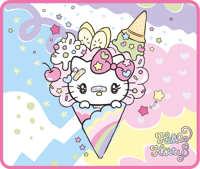 Tapis de souris M Ice Cream - Hello Kitty