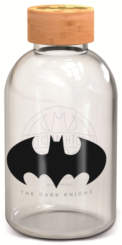 $SMALL GLASS BOTTLE - BATMAN