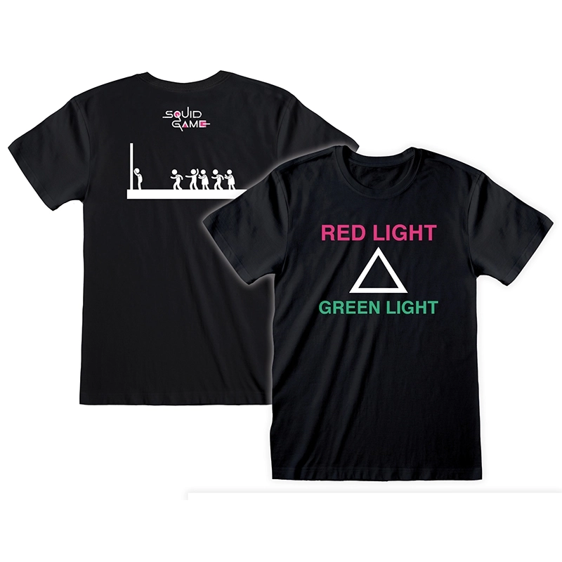 T-SHIRT SQUID GAME RED/GREEN M